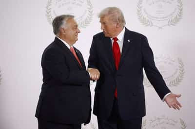 Image for US grants Hungary exemption on Russia sanctions after warm Trump-Orban meeting
