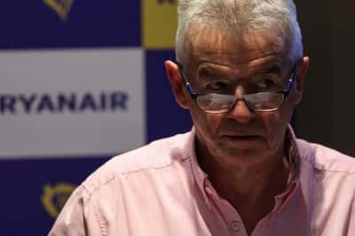 Image for Ryanair boss says risk of jet fuel shortage in Europe receding