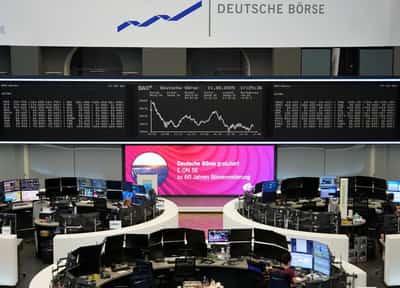 Image for STOXX 600 ends higher after ECB's expected 'hold' verdict, defence stock boost