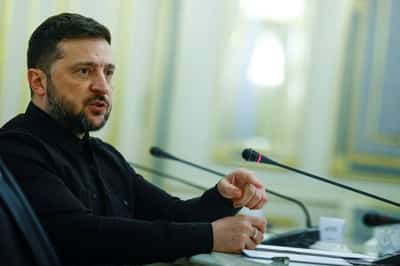 Image for Ukraine's Zelenskiy: Two dead in Russian attack on power station in Sloviansk