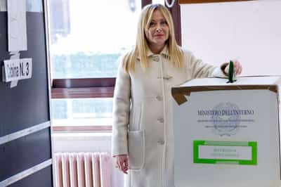 Image for Exit polls suggest Italy's Meloni has narrowly lost justice referendum vote