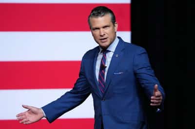 Image for Hegseth slams 'fat generals,' Trump touts cities as troop ‘training grounds’