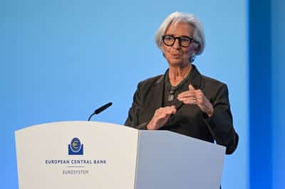Image for Euro zone inflation to stabilise at ECB target, Lagarde says