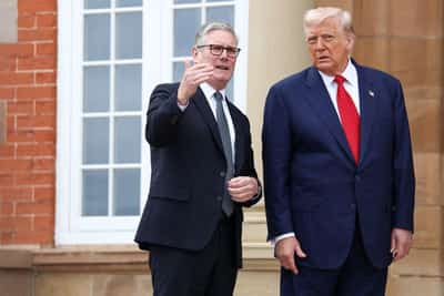 Image for Starmer, Trump discussed Russia-Ukraine, Iran after Geneva talks, Downing Street says