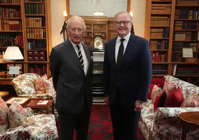 Image for Australia PM says he did not raise republic question in meeting with King Charles