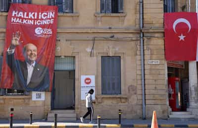 Image for Turk Cypriot moderate wins election in major policy shift in conflict