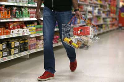 Image for Food prices drive British inflation to 3.8% in August, above US, euro zone
