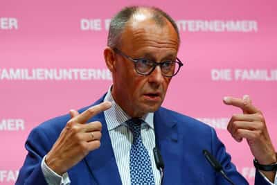 Image for Germany's Merz says some US lawmakers have 'no idea' of scale of Russia's rearmament