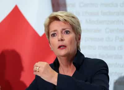 Image for Swiss finance minister says lawmakers fear UBS pressure over banking rules