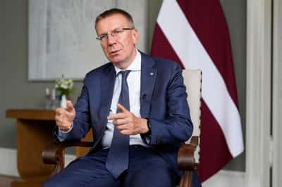Image for Latvian president believes NATO will overcome obstacles, meet 5% goal
