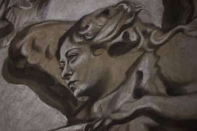 Image for 'Angel Meloni' scrubbed off Rome church painting on priest's orders