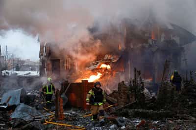 Image for Russia hits Ukraine energy infrastructure with major missile, drone strikes, Kyiv says