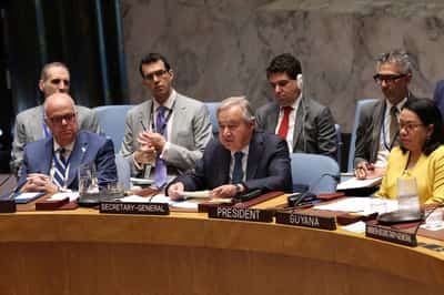 Image for UN's Guterres urges 'give peace a chance' in Israel-Iran conflict