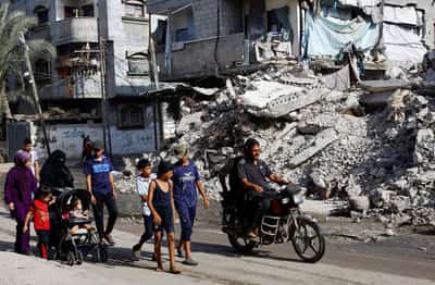 Image for After false dawns, Gazans hope Trump will force end to two-year-old war