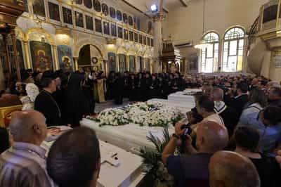 Image for Syrian Christian leader chides president over deadly church bombing