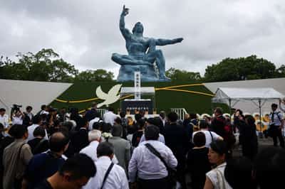 Image for Nagasaki mayor warns of nuclear war as city marks 80 years since A-bomb