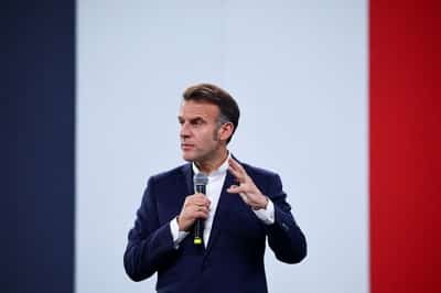 Image for France's Macron threatens China with tariffs over trade surplus - Les Echos