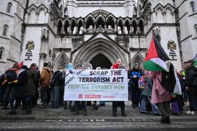 Image for UK terrorism ban on Palestine Action group unlawful, court rules after appeal