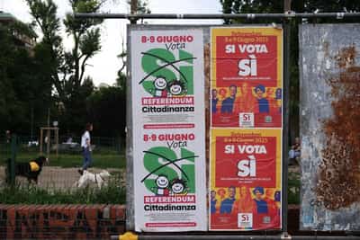 Image for Italians vote on easing citizenship requirements, reversing labour reform