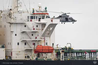 Image for French navy seizes tanker from Russia suspected of flying false flag in Mediterranean