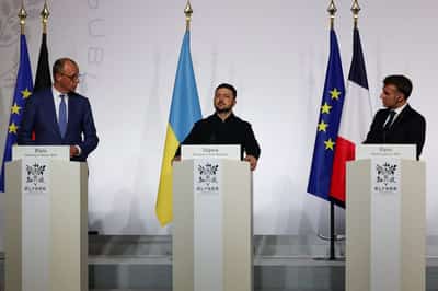 Image for Key quotes from Paris meeting on Ukraine security guarantees