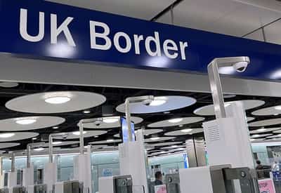 Image for UK net migration halves in 2024 after visa rule changes