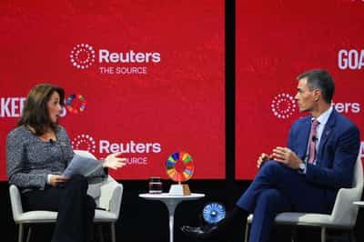 Image for West sends wrong message with health funding cuts, defense spending increases-Spain's Sanchez