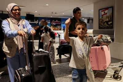Image for Missing limbs and loved ones, Gazan children begin treatment journey abroad