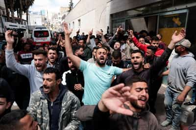 Image for Two Palestinians killed in West Bank village by Israeli settlers, witnesses say