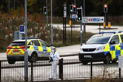 Image for UK police says two British men arrested after train attack
