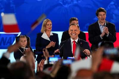 Image for Polish eurosceptic Nawrocki expected to win presidential vote, news website Onet says
