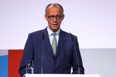 Image for Trump, Germany's Merz build ties in friendly meeting on Ukraine and trade