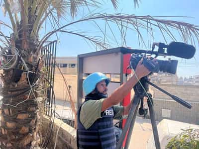 Image for Hussam al-Masri, the Reuters journalist killed by Israeli fire in Gaza