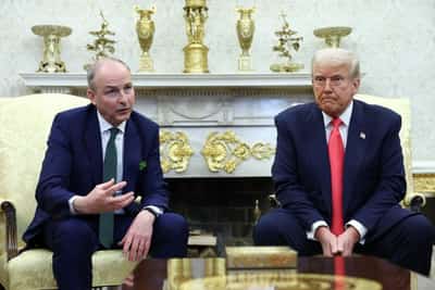 Image for Irish leader urges surge of aid to Gaza ahead of Trump meeting