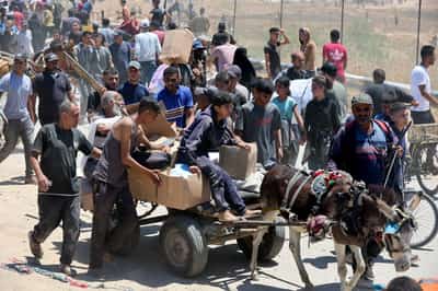 Image for US says that Israel accepts Gaza ceasefire plan; Hamas cool to it