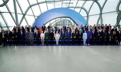 Image for Conference commits over 10 billion euros to Ukraine rebuilding, Italy says