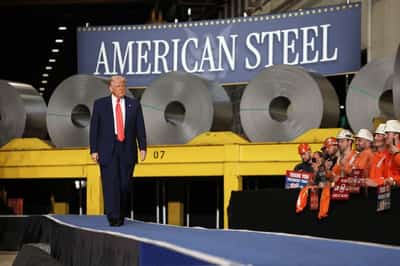 Image for Trump says he plans to double steel, aluminum tariffs to 50%