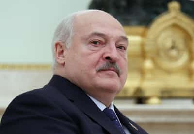 Image for Lukashenko hits back at the West for 'barbed wire' hybrid war