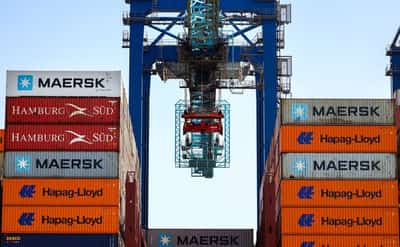 Image for Maersk posts Q3 above forecast but freight rates hit ocean container business, shares fall