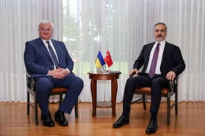 Image for Turkey's foreign minister to visit Kyiv after talks in Moscow on peace efforts