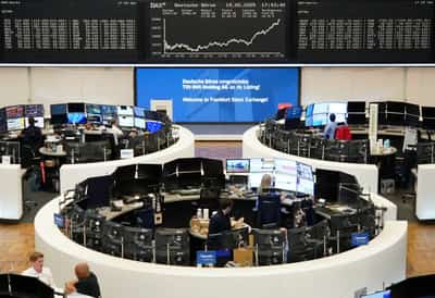 Image for European shares see first daily gain in five on strong earnings