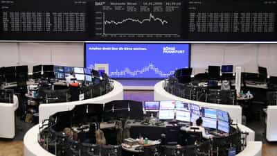 Image for Euro zone equity volatility jumps to seven-month high on tariff jitters