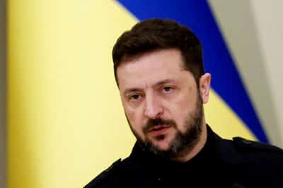 Image for Zelenskiy calls for 'biting' sanctions on Moscow after Russia's largest drone attack on Ukraine