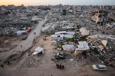 Image for Israeli strike kills three in Gaza, medics say