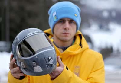 Image for Ukrainians rush to support 'hero' skeleton racer after IOC disqualification