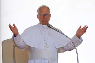 Image for Pope Leo calls for end to 'barbarity of war' after strike on Gaza church