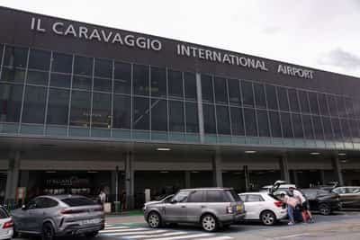 Image for Thousands stranded overnight as Italy's Bergamo airport halts flights