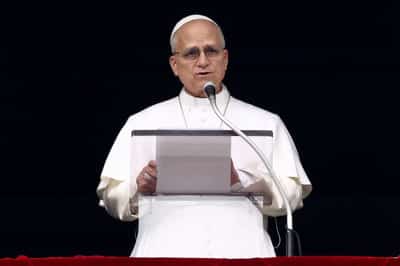 Image for As Iran conflict rages, Pope Leo asks God to help leaders renounce war