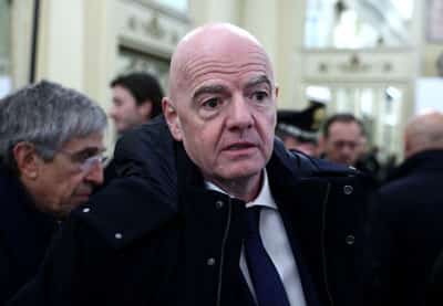 Image for Soccer-FIFA boss Infantino supports lifting ban on Russia