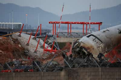 Image for Jeju Air jet still had a working engine when it crashed, investigation update says